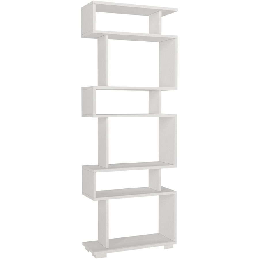 Scaffale per libri Yemek Bianco Materiale a base di legno/Plastica 65 cm 27 cm