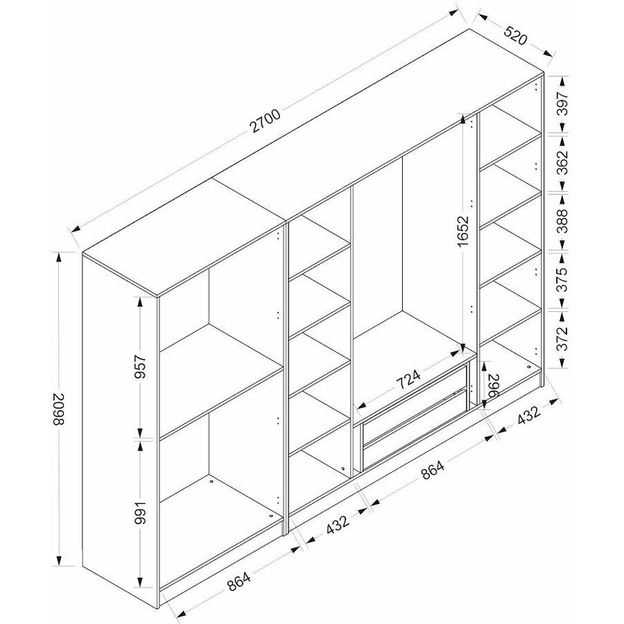 Kleiderschrank Uyumak