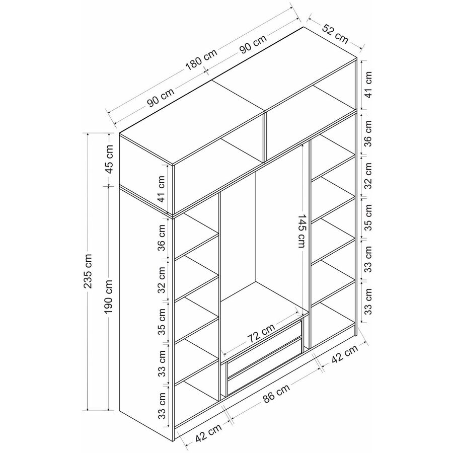Kleiderschrank Uyumak