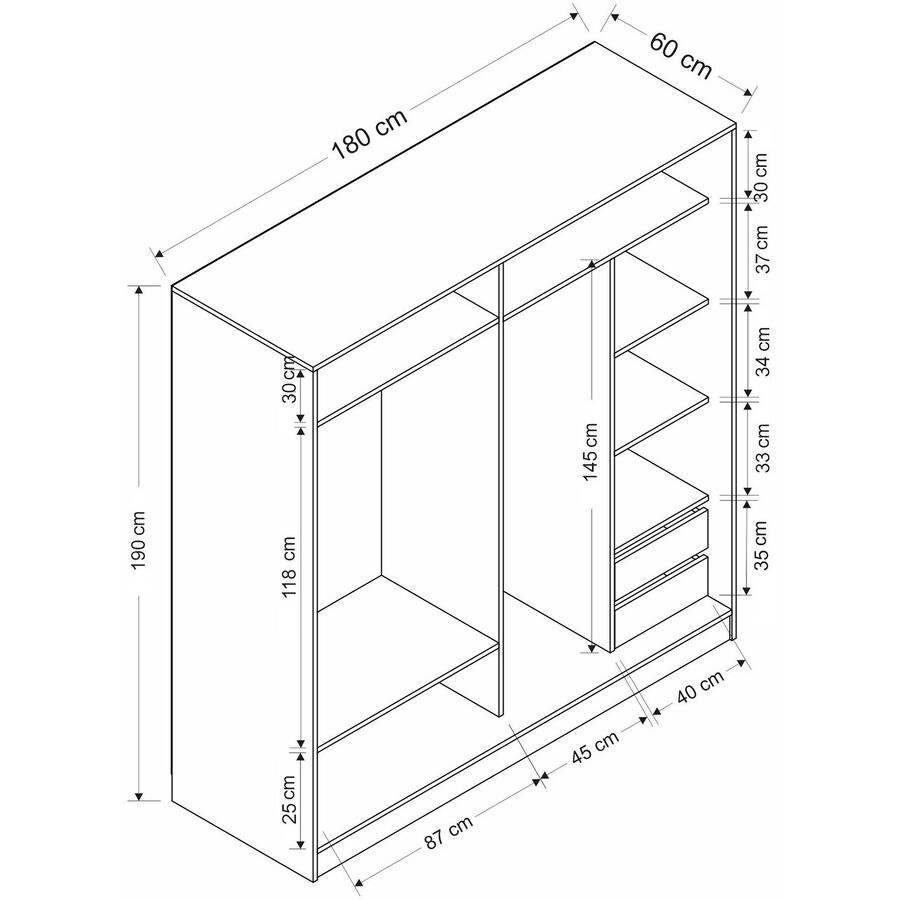 Kleiderschrank Uyumak