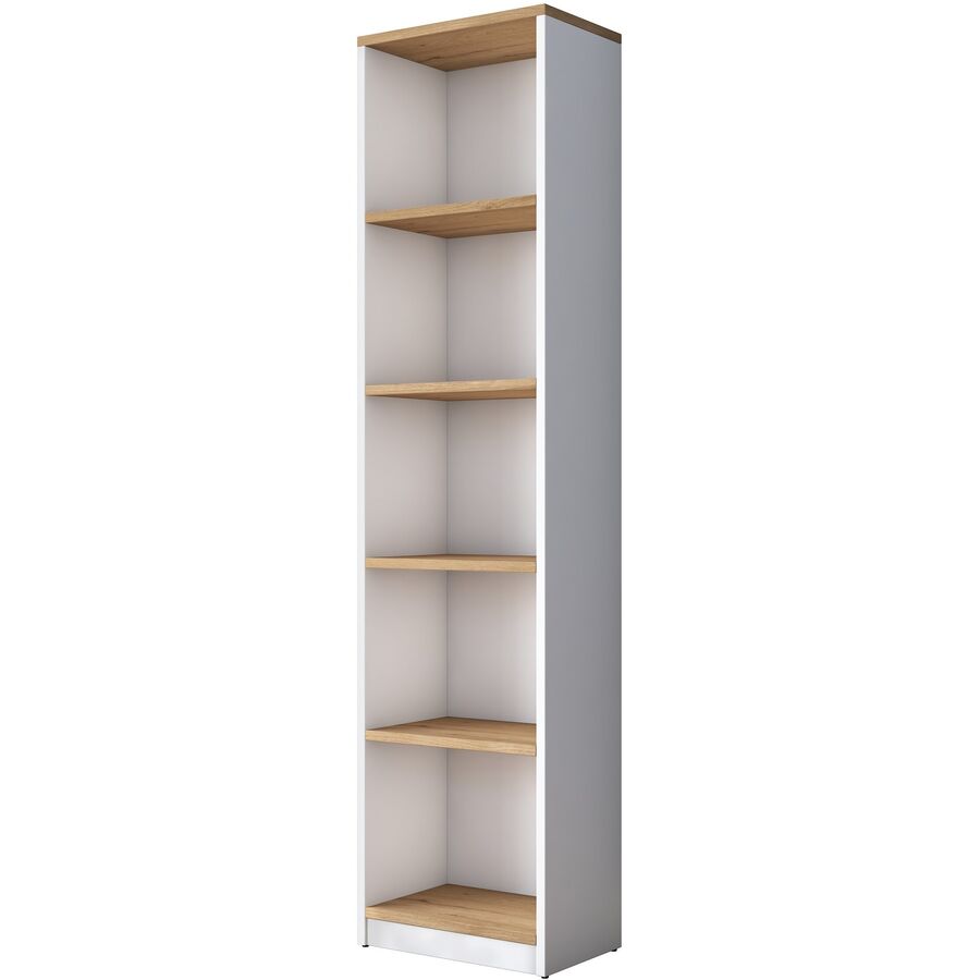 Scaffale per libri Yemek Bianco Materiale a base di legno/Plastica 161.8 cm 40 cm