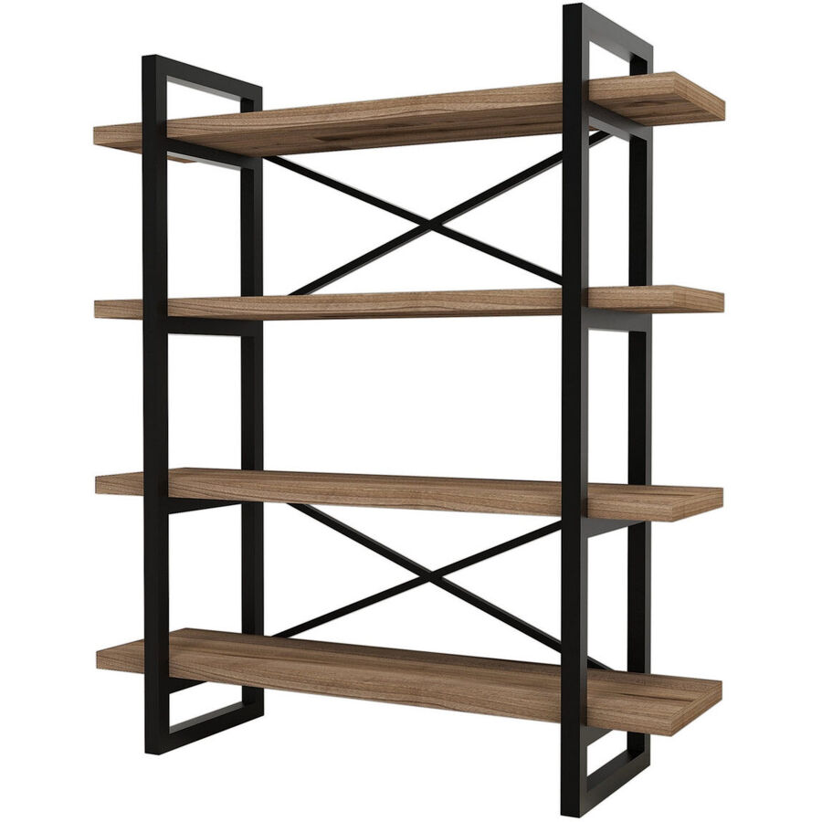Scaffale per libri Yemek Marrone Materiale a base di legno/Plastica 120 cm 106 cm