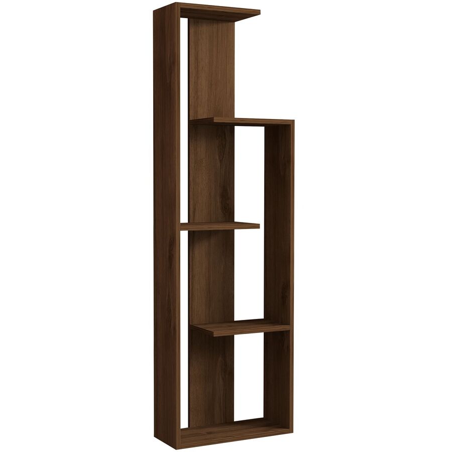 Scaffale per libri Yemek Marrone Materiale a base di legno/Plastica 160 cm 50 cm