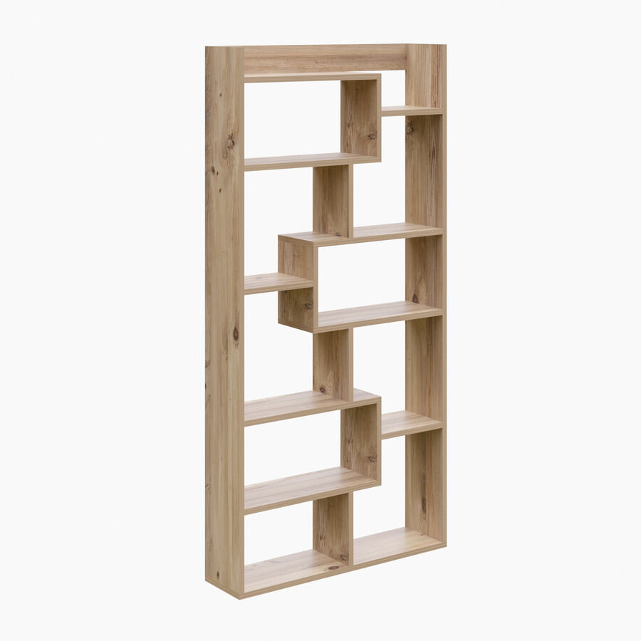 Scaffale per libri Yemek Marrone Materiale a base di legno/Plastica 182 cm 90 cm