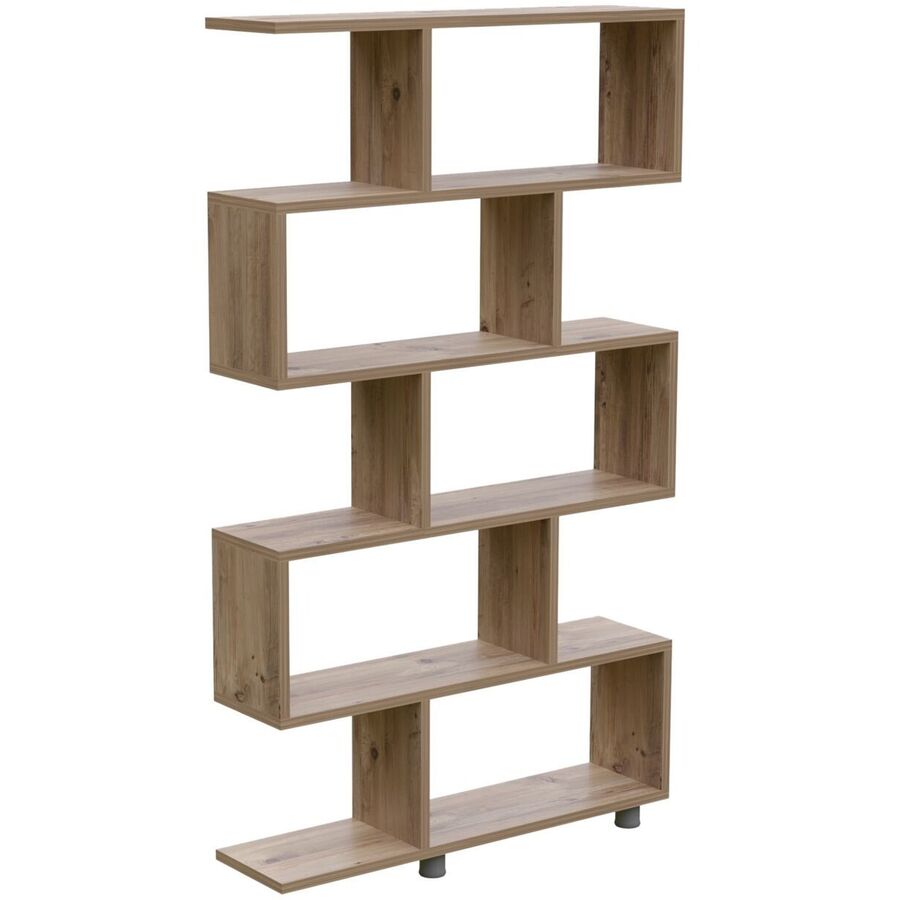 Scaffale per libri Yemek Marrone Materiale a base di legno/Plastica 156 cm 90 cm