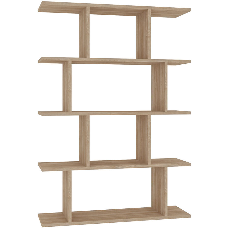 Scaffale per libri Yemek Marrone Materiale a base di legno/Plastica 127.4 cm 90 cm