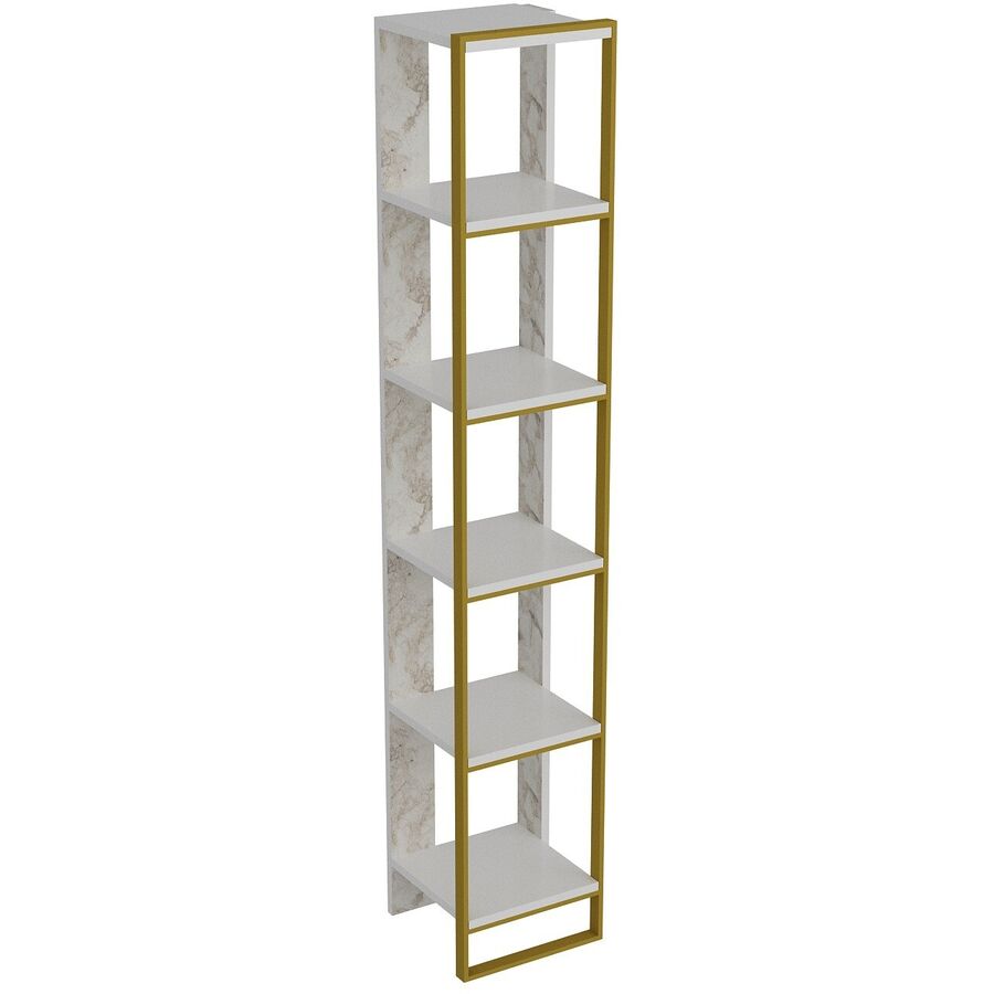 Scaffale per libri Yemek Oro Materiale a base di legno/Plastica 178.5 cm 32.2 cm