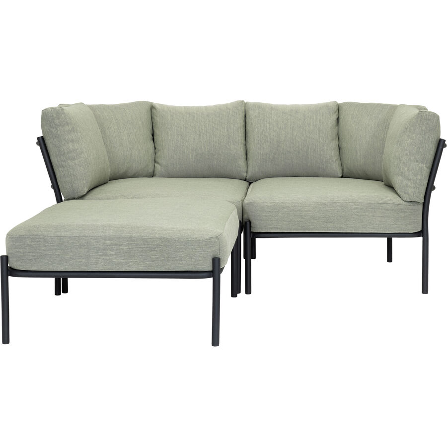 Gartenlounge Viano grün Stahl H 66 cm