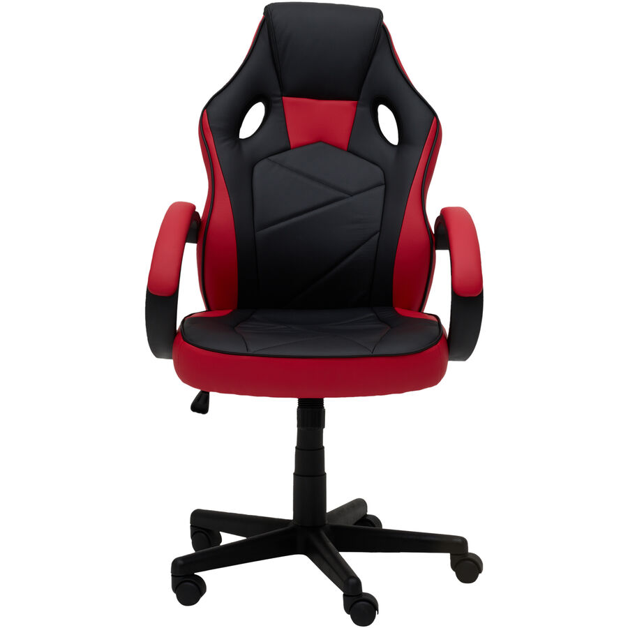 Bürostuhl Xano Rot/Schwarz Kunststoff 70 cm 106 cm Rollbar