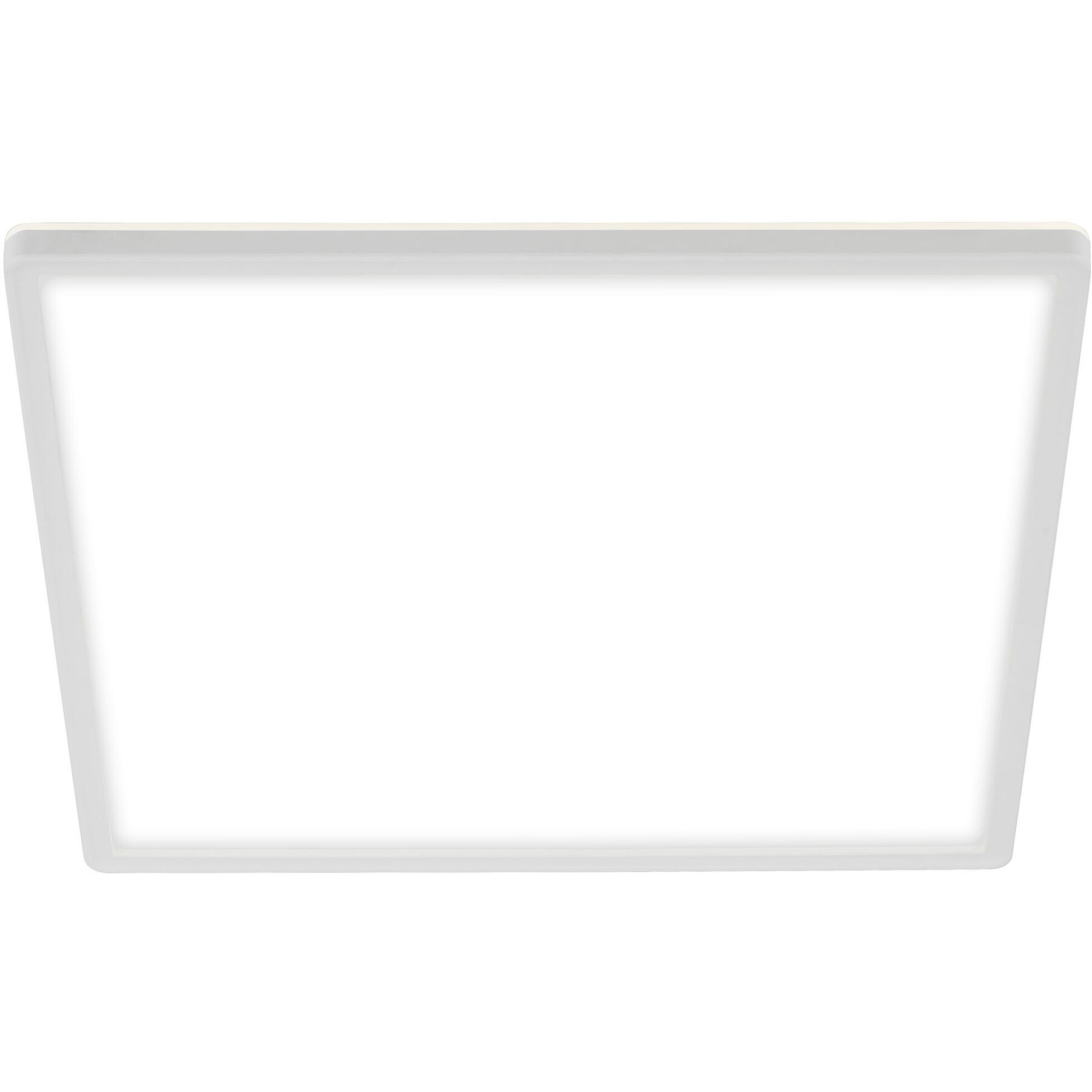 Deckenlampe Emma II weiss Kunststoff 3000 lm B 42 cm - LED - Lichtfarbe: Kaltes Tageslichtweiss- LED Energiesparlampe