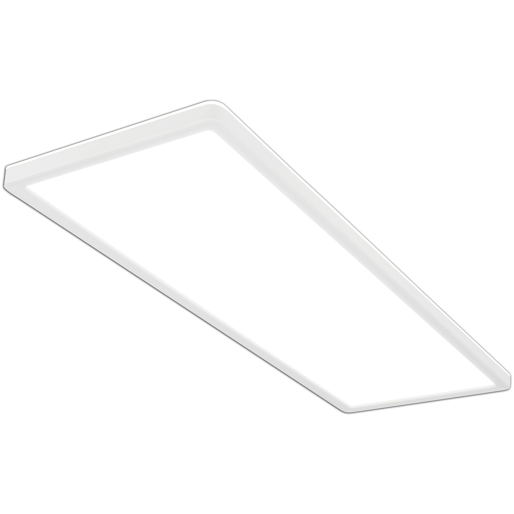 Deckenlampe Emma II weiss Kunststoff 3000 lm B 58 cm - LED - Lichtfarbe: Kaltes Tageslichtweiss - LED Energiesparlampen