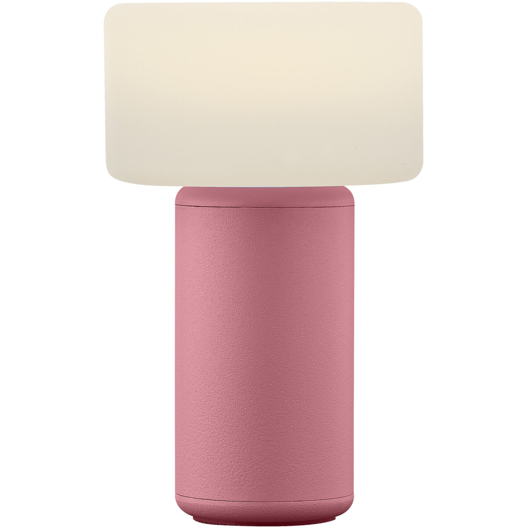 Tischlampe Tiny hellrosa Aluminium/Acryl H 13 cm 180 lm - LED - Lichtfarbe: Extra warmweiss- LED Energiesparlampe