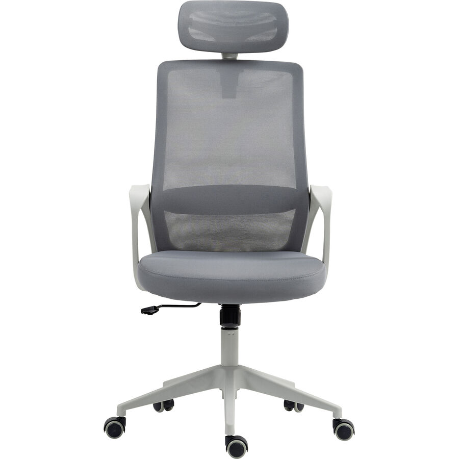 Bürostuhl Charleston Grau Nylon 54.5 cm 117 cm Höhenverstellbar (manuell)