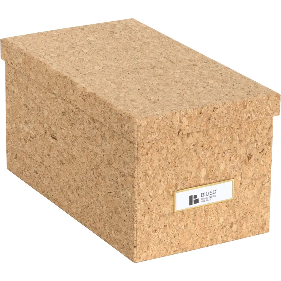 Aufbewahrungsbox Office braun H 15 cm