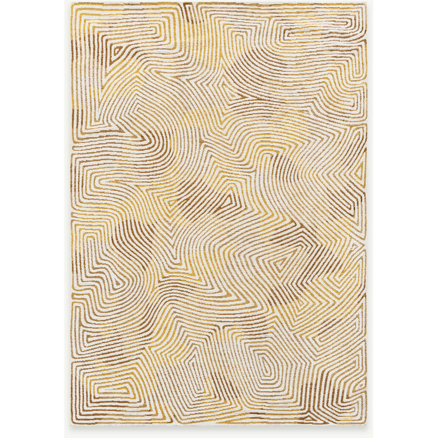 Teppich Yellow Hippy