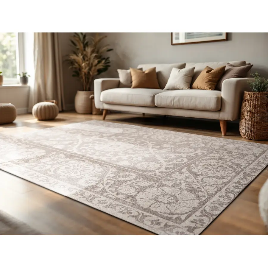 Teppich Boree beige Anderes Muster Polyester 240 x 340 cm