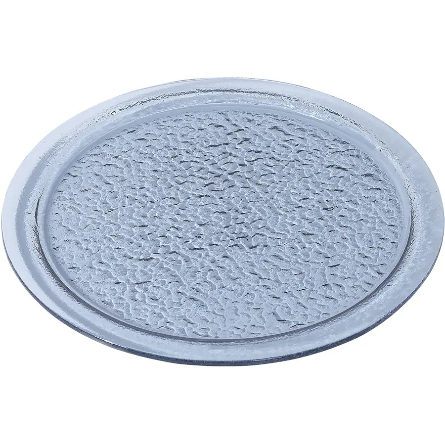 Teller flach Samira rauchgrau Glas D 33 cm 1 Stk
