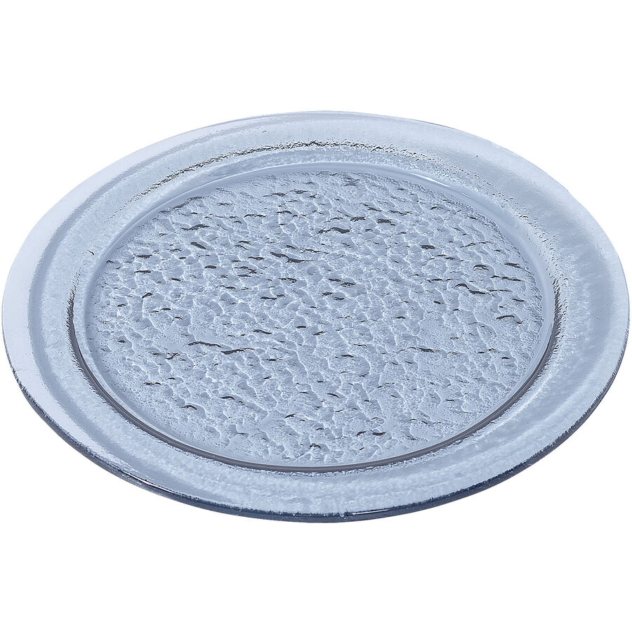 Teller flach Samira rauchgrau Glas D 27 cm 1 Stk