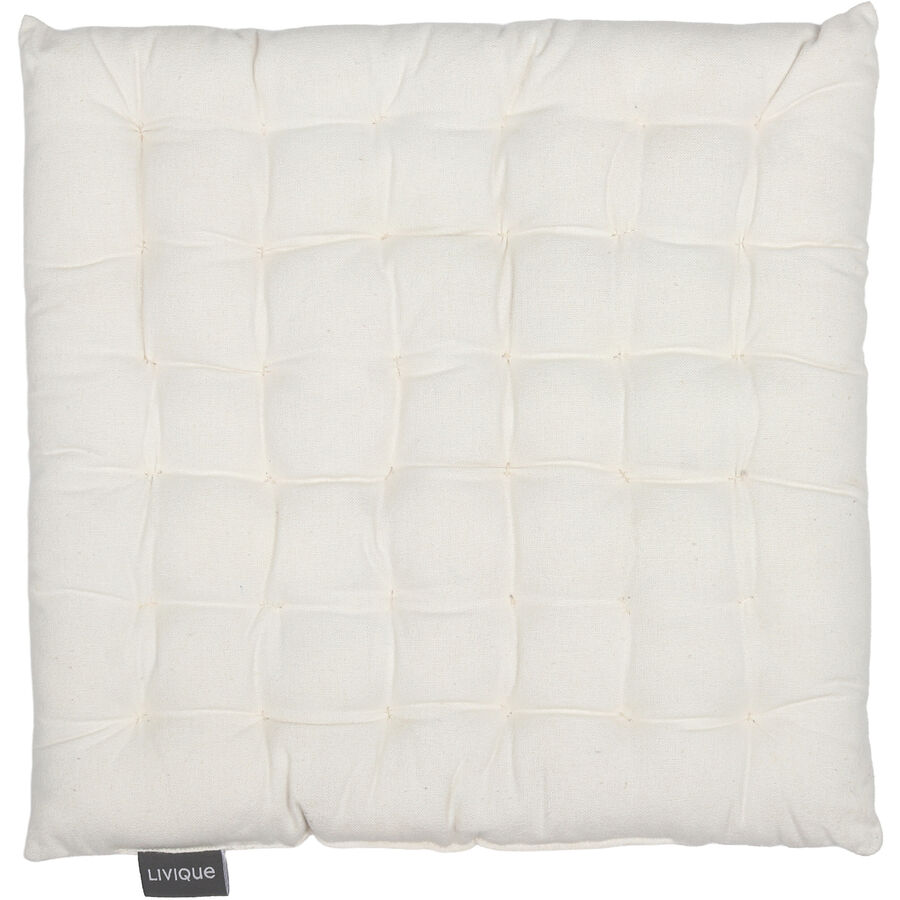 Sitzkissen Monaco 40x40x4cm offwhite
