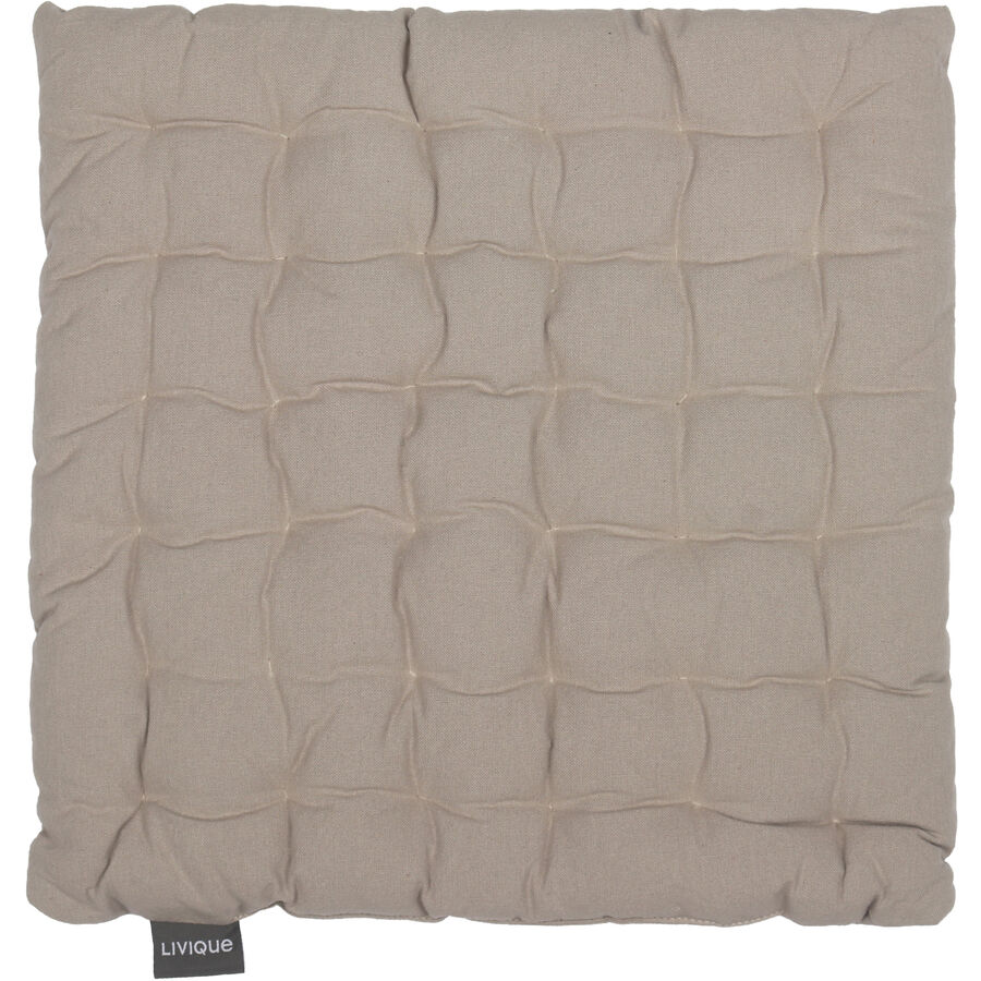 Sitzkissen Monaco 40x40x4cm beige