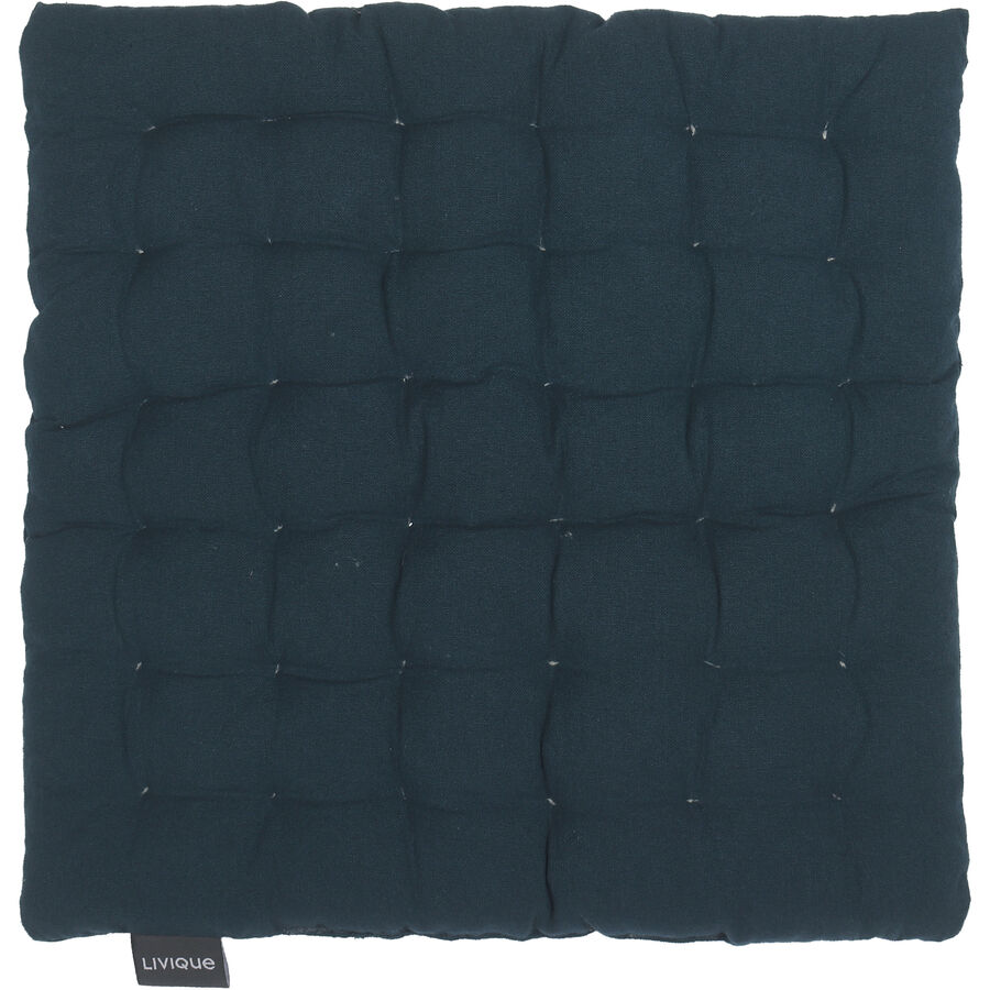 Sitzkissen Monaco 40x40x4cm blau
