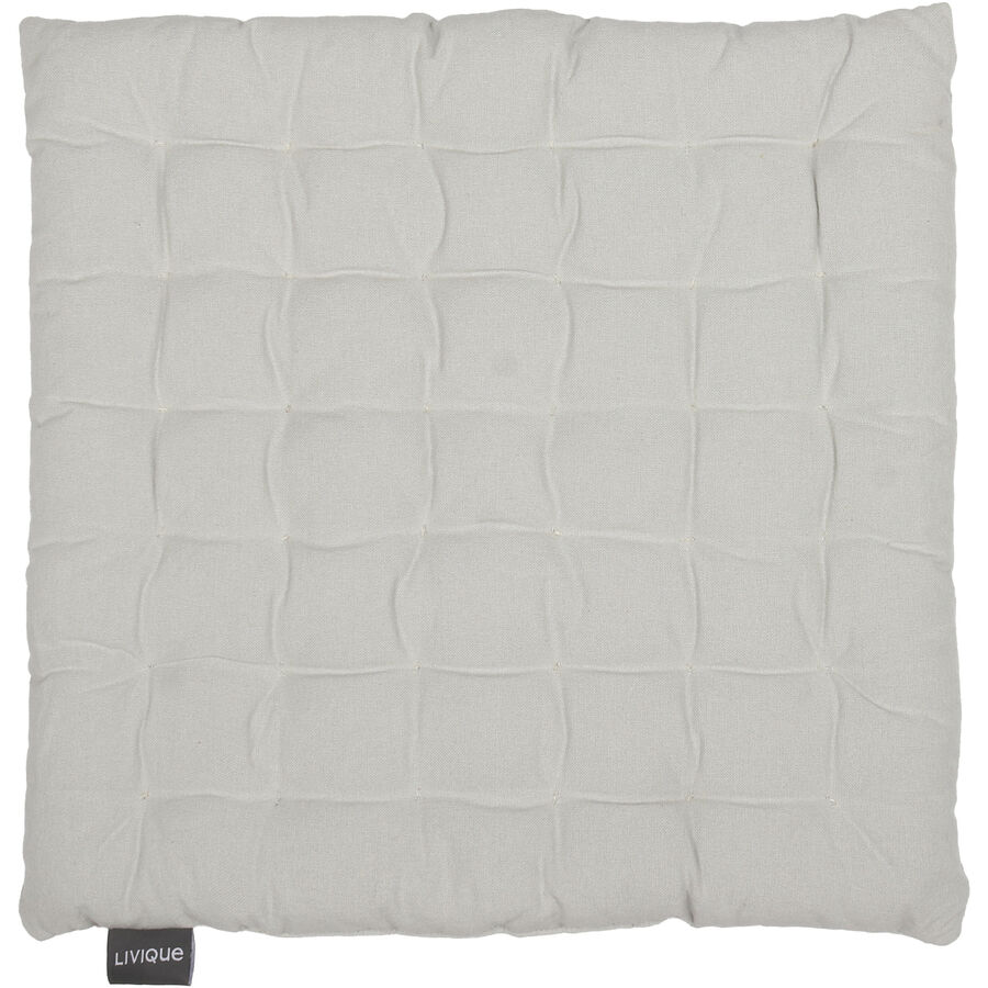 Sitzkissen Monaco 40x40x4cm grau
