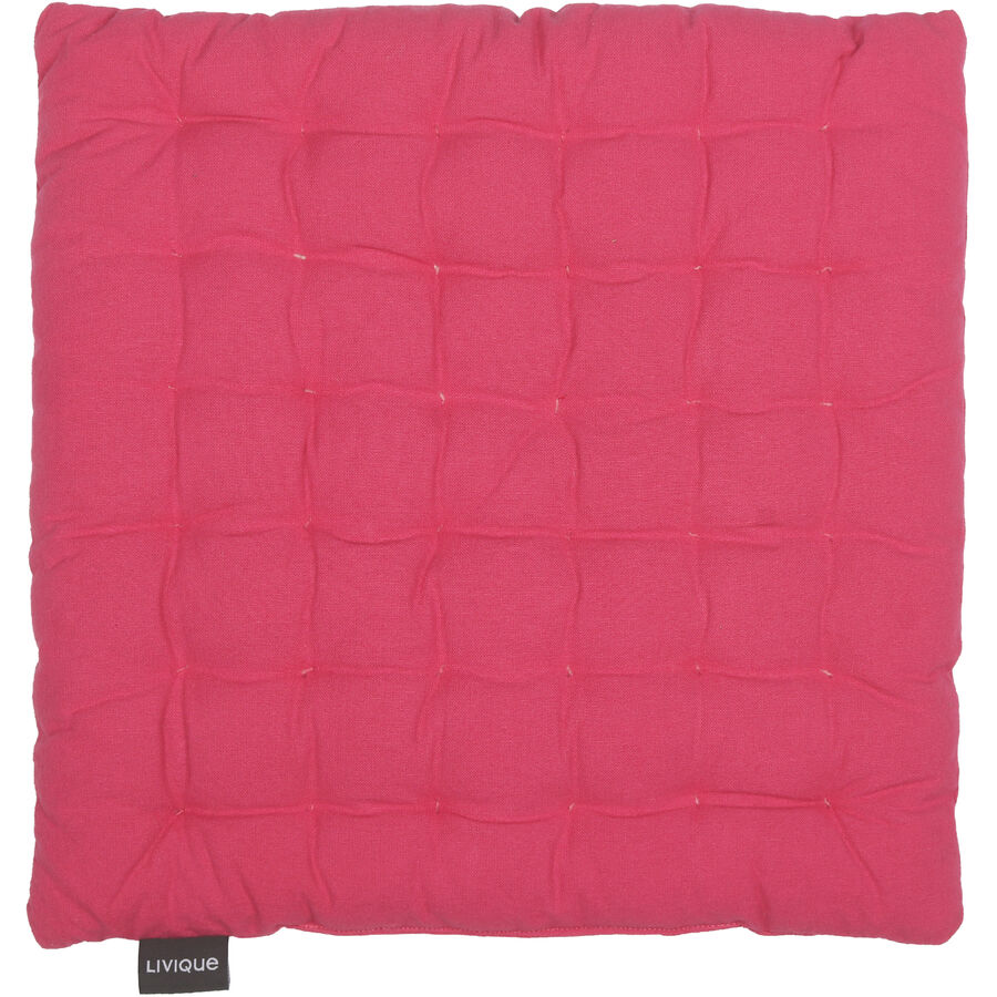 Sitzkissen Monaco 40x40x4cm pink
