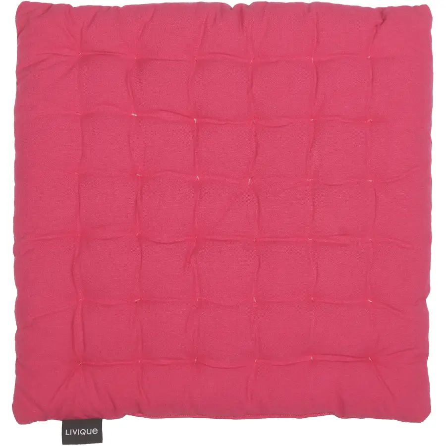 Sitzkissen Monaco 40x40x4cm pink
