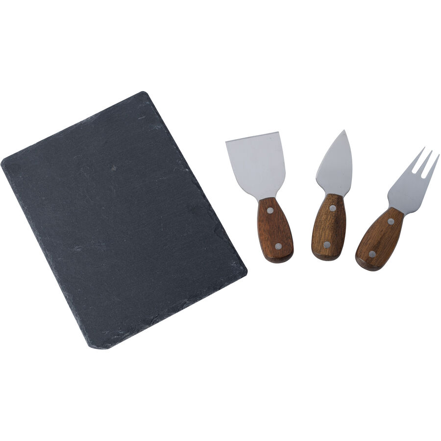 Set di utensili da cucina Leia Marrone/Argento Acciaio inossidabile/Legno