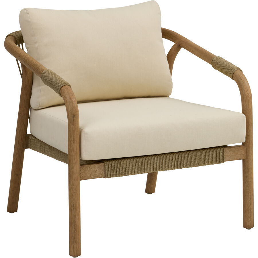 Loungesessel Casami Weiss Holz 75 cm