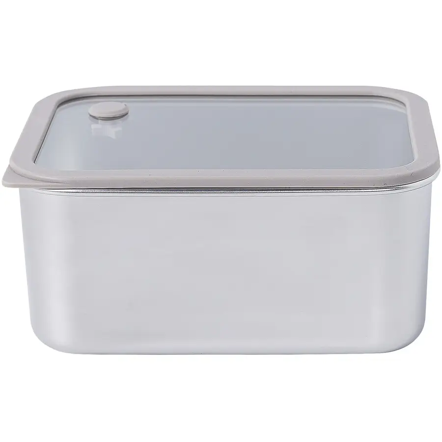 Vorratsdose Judy Grau Edelstahl B 15.9 T 12 cm 1 l