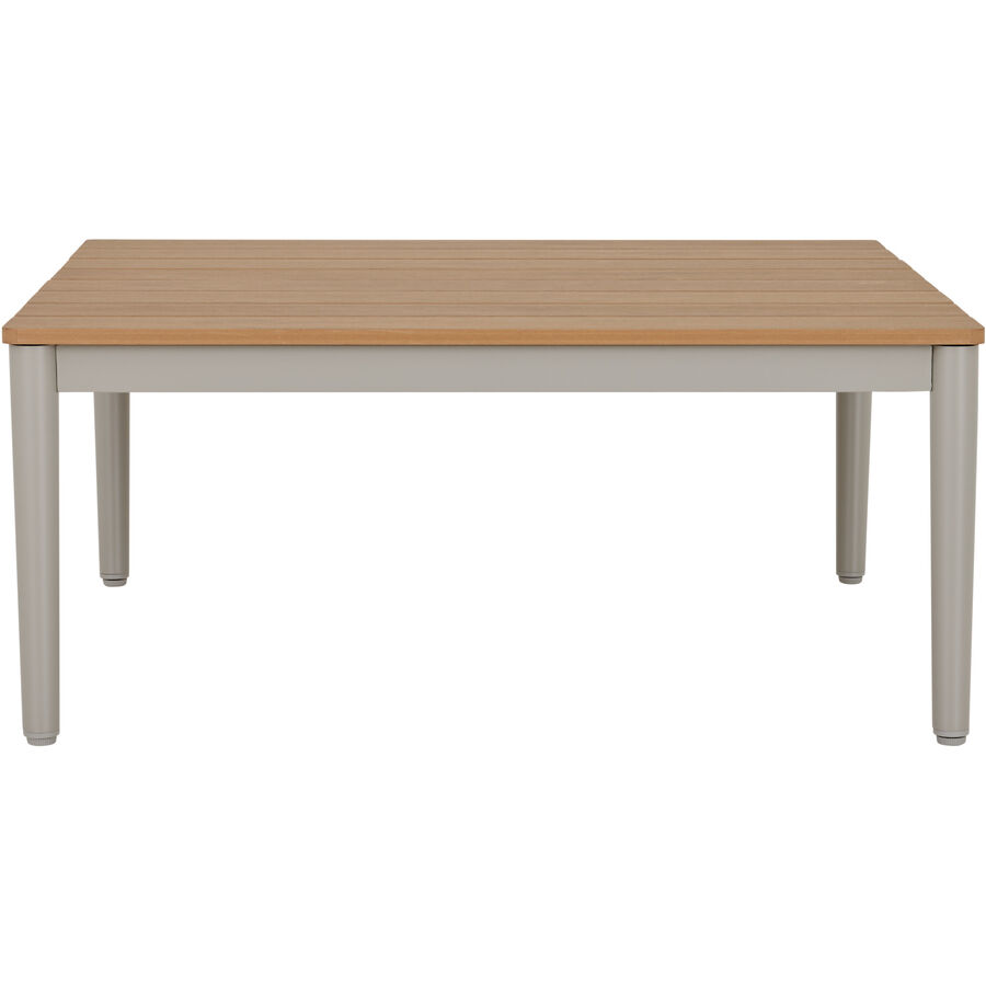 Loungetisch Florida Grau Aluminium 80.5 cm