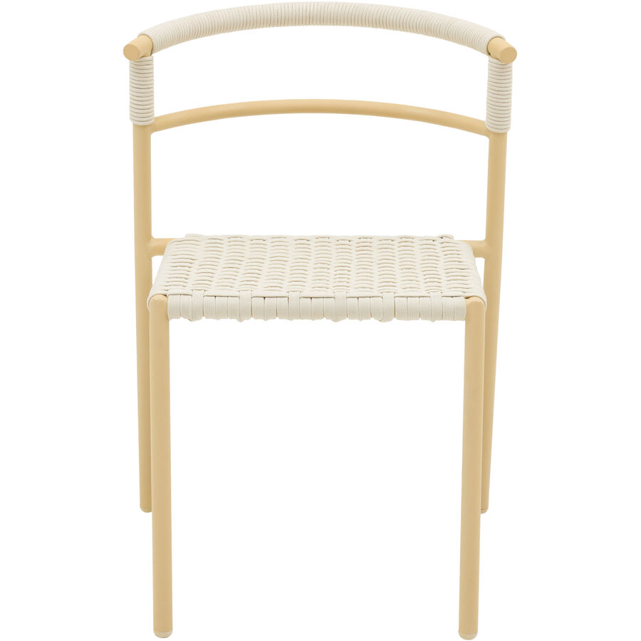 Gartenstuhl Wila Beige Stahl 56 cm