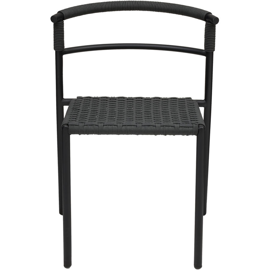 Gartenstuhl Wila Schwarz Stahl 56 cm
