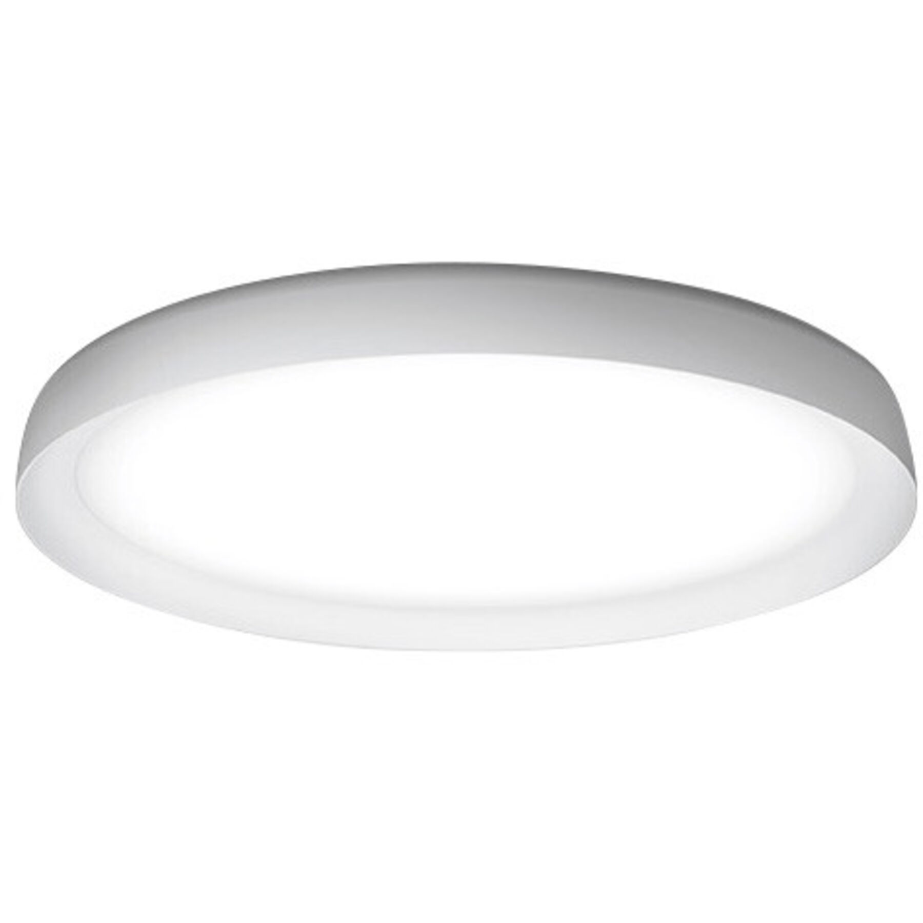 URBAN Deckenlampe EG weiss Aluminium 2585 lm Dimmbar B 56 cm - LED - Lichtfarbe: Warmweiss- LED Energiesparlampe