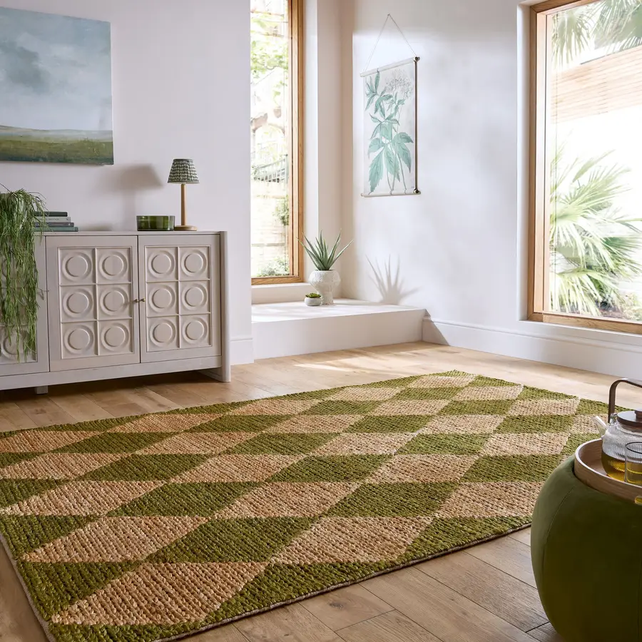 Teppich Lotri natur Symmetrie Mischgewebe 160 x 230 cm