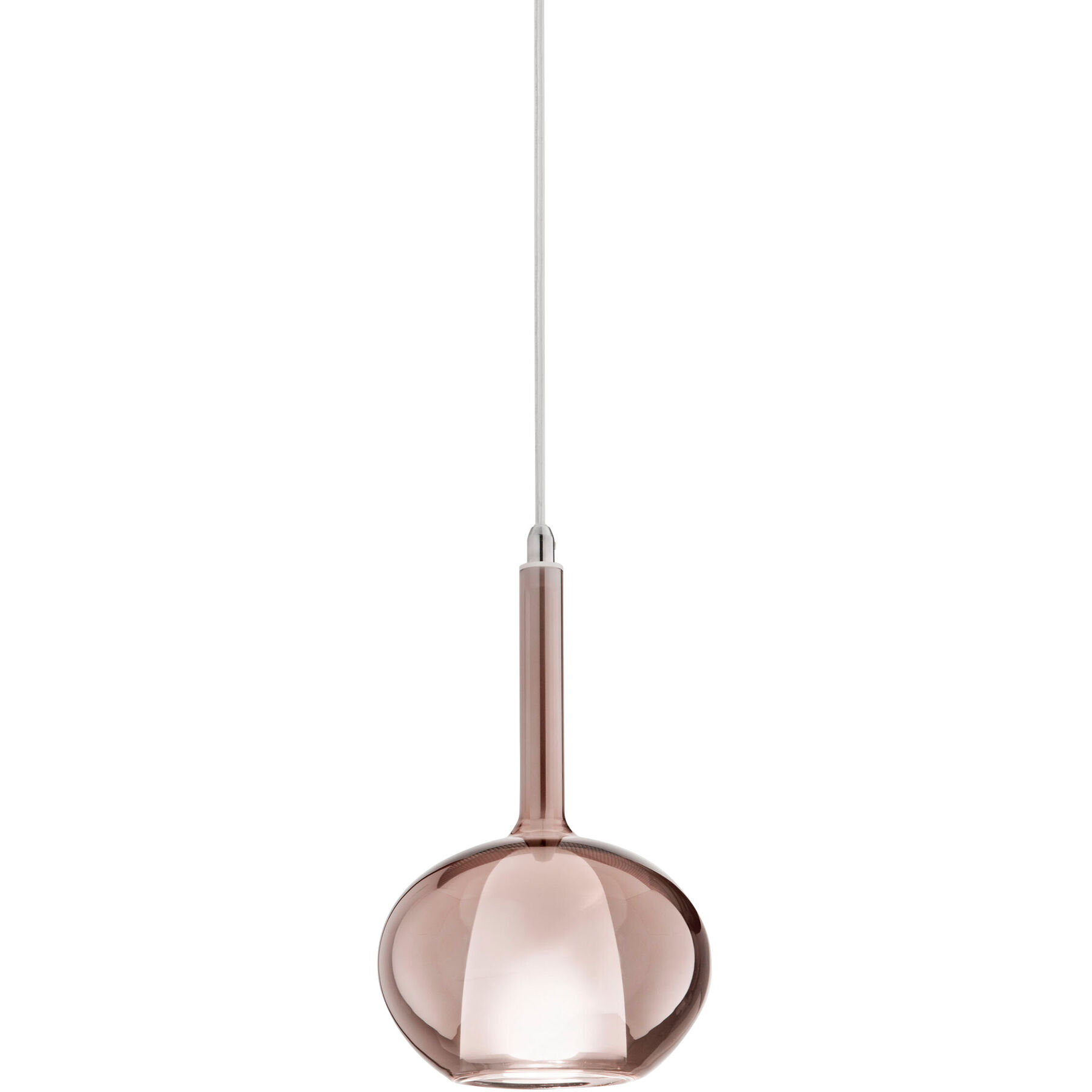 Designer-Pendellampe Giberti Luce Carina Glas amethyst B: 16 cm, E14