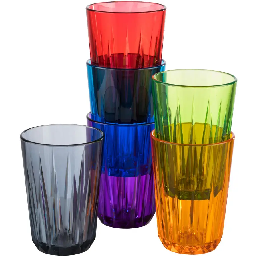 Trinkglas Crystal grau Tritan H 12.5 cm 0.3 l 1 Stk