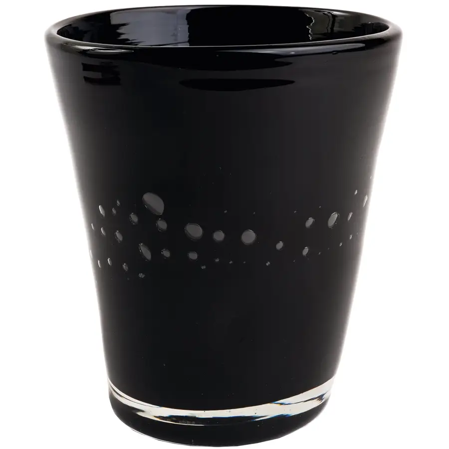 Trinkgläser-Set Samoa Schwarz Glas H 9.4 cm 0.25 l 6 Stk