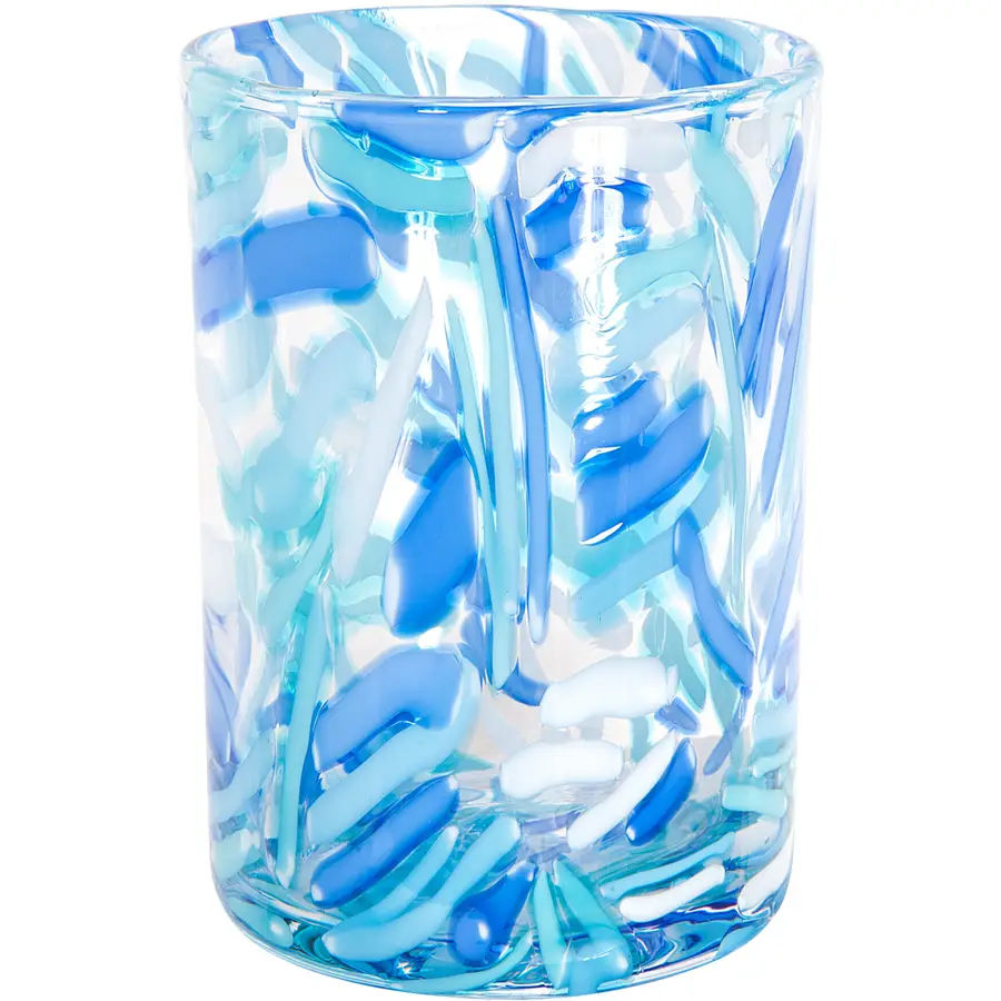 Trinkgläser-Set Isole Blau Glas H 10.8 cm 0.33 l 6 Stk