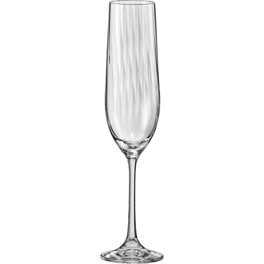Fine2Dine Champagnerglas-Set Optic