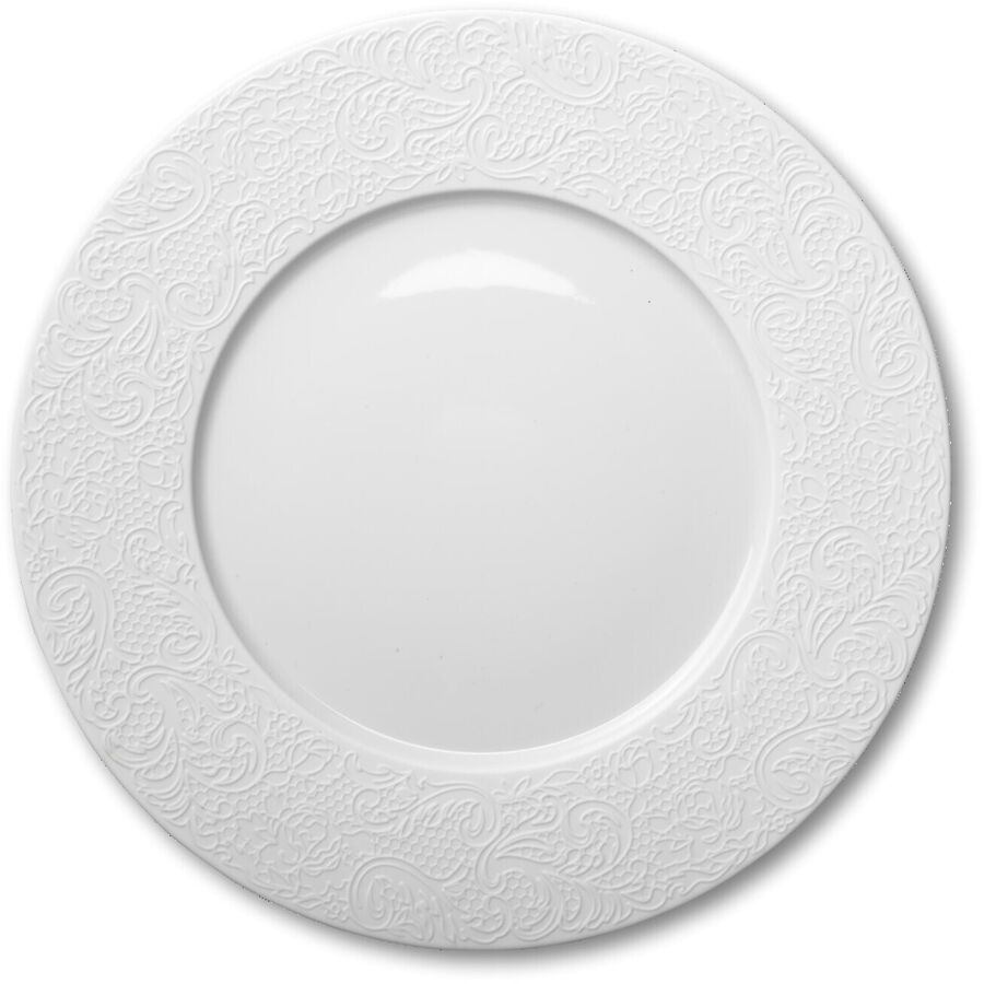 Degrenne Teller flach Collection L Couture Blanc