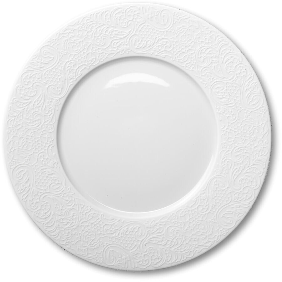 Degrenne Teller flach Collection L Couture Blanc
