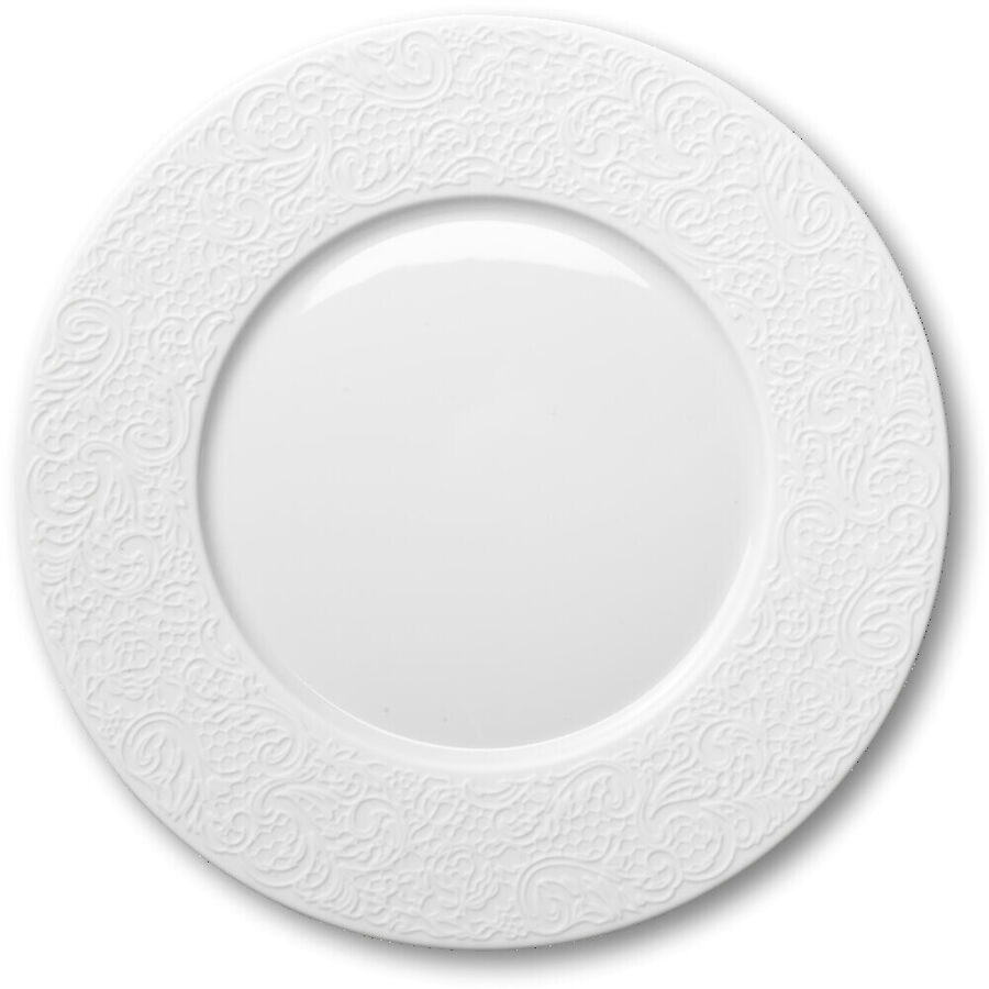 Degrenne Teller flach Collection L Couture Blanc