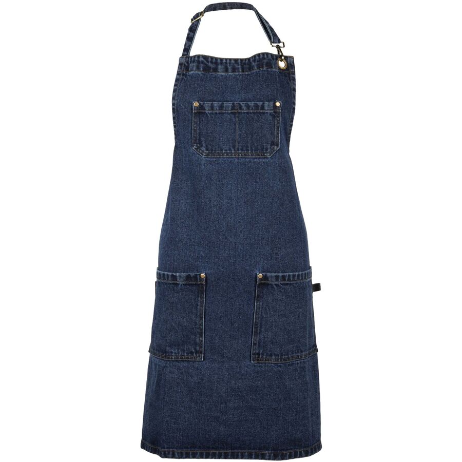 Ziczac Küchenschürze Denim