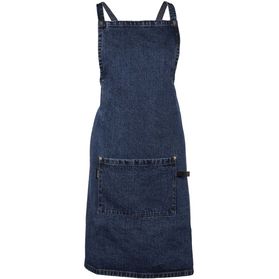 Ziczac Küchenschürze Denim