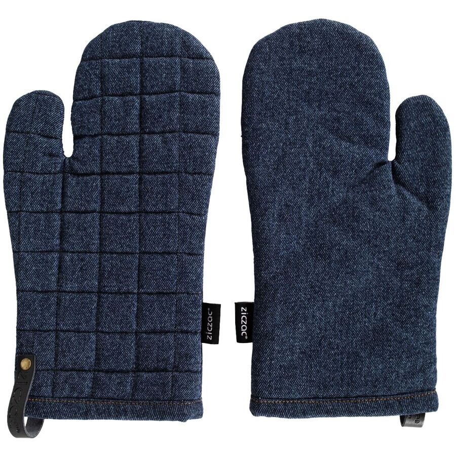 Ziczac Ofenhandschuh Denim