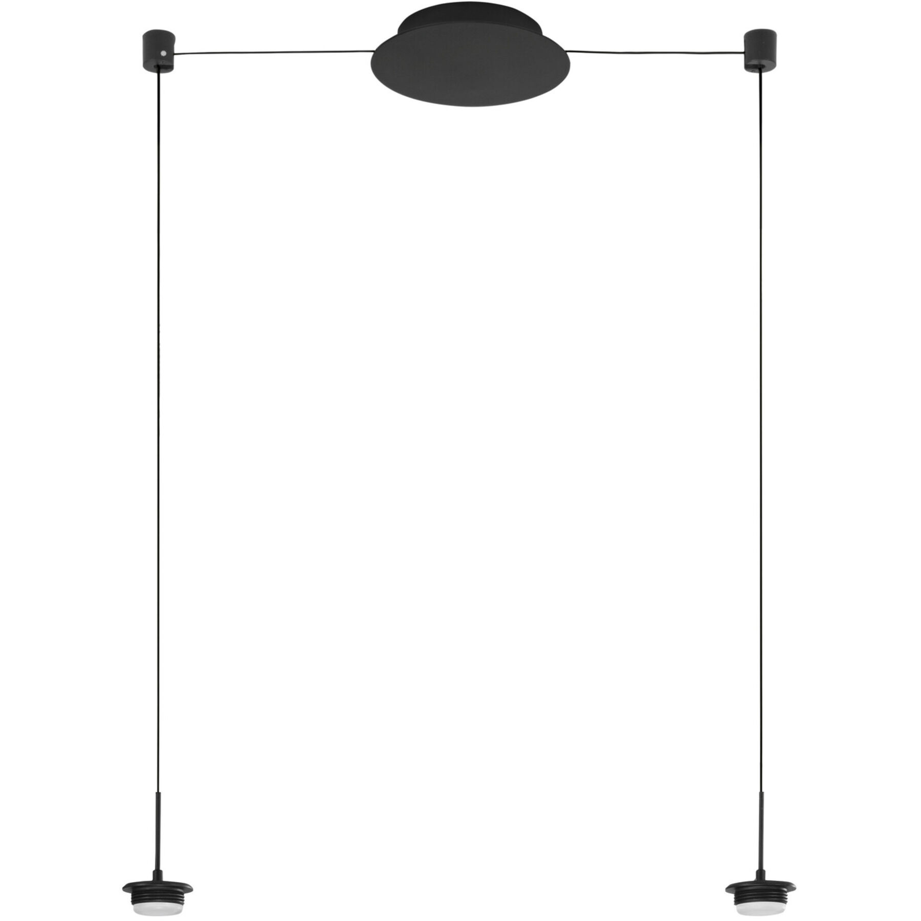 Pendellampe Cara schwarz Metall 1500 lm B 18 cm - LED - Lichtfarbe: Extra warmweiss - Helles Neutralweiss- LED Energiesparlampe