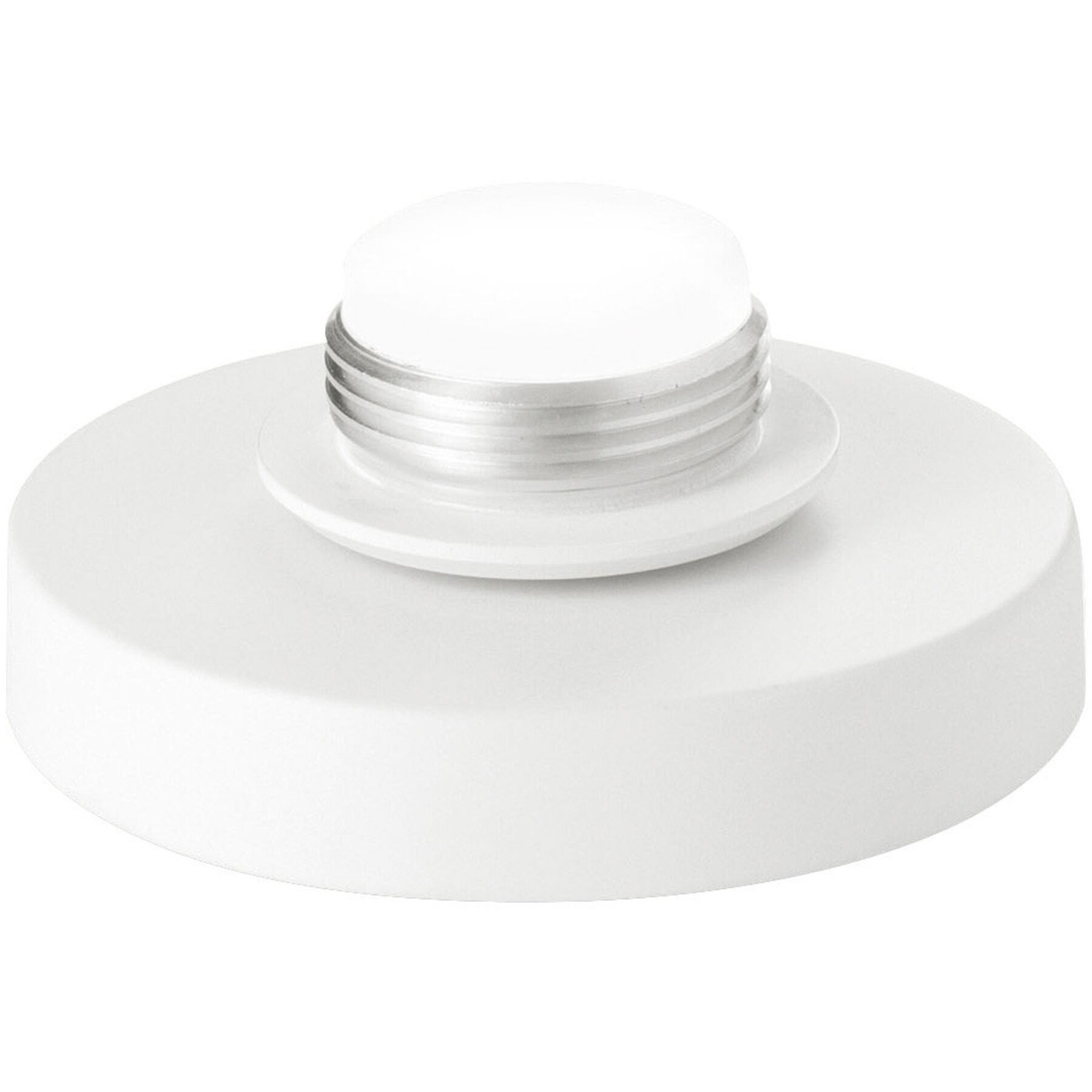 Tischlampe Selia weiss Metall H 5.2 cm 540 lm - LED - Lichtfarbe: Warmweiss - Kaltes Tagesweiss- LED Energiesparlampe