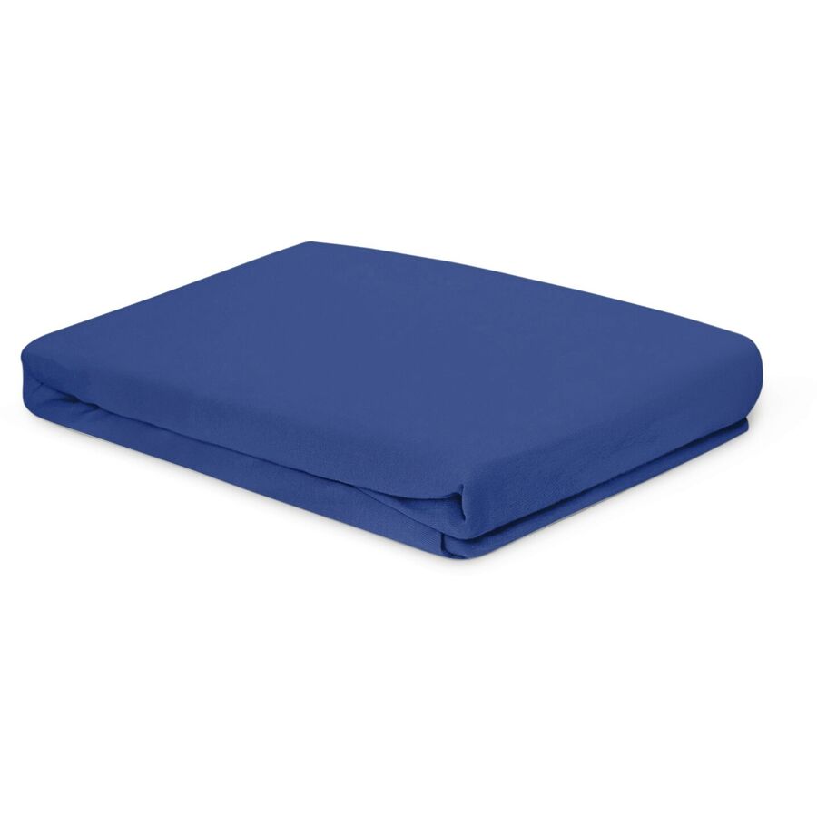Fixleintuch Lia denim Baumwolle 180 x 200 cm